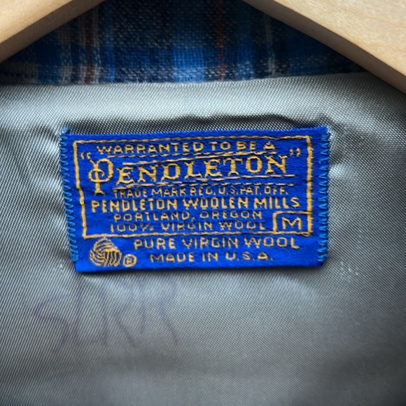 Mens Pendleton Plaid Blazer jacket - Picture 4 of 6